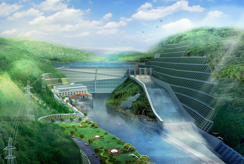 光坡镇老挝南塔河1号水电站项目